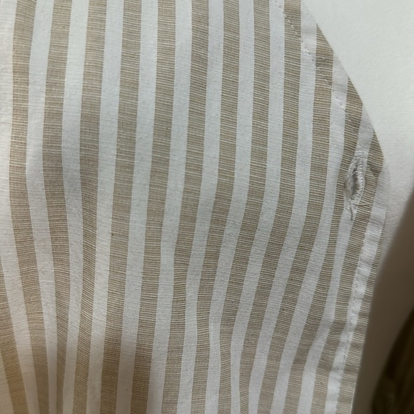 Pensioner Linen Striped women’s Vest XL relax for pit2pit 22” - Picture 4 of 6